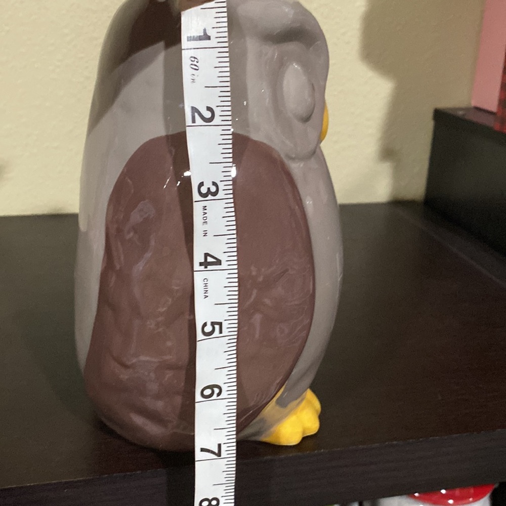 New Rae Dunn Hoot ceramic owl decor - Picture 7 of 8